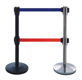 雙節伸縮帶欄桿座