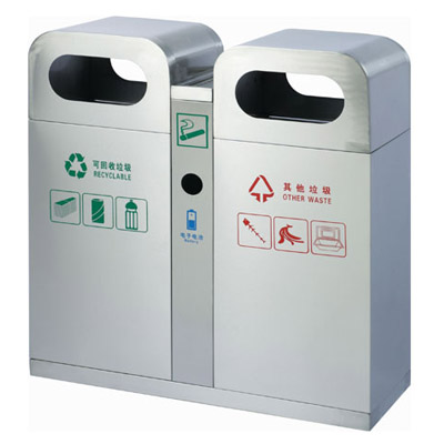 分類(lèi)環(huán)保垃圾桶