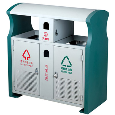 分類環(huán)保垃圾桶(帶煙灰缸)