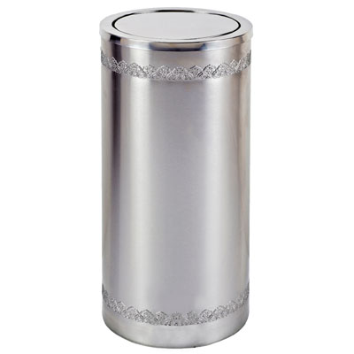 港式花邊垃圾桶（浮雕花）