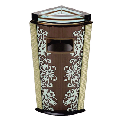 扇形藝術玻璃煙灰桶