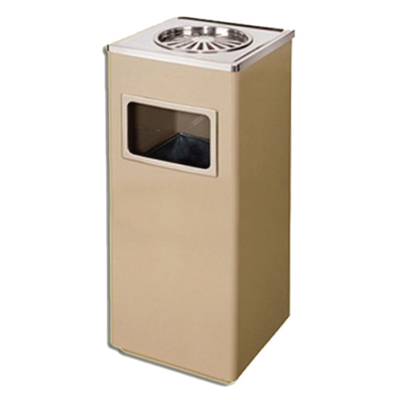 方形菊花格座地煙灰桶